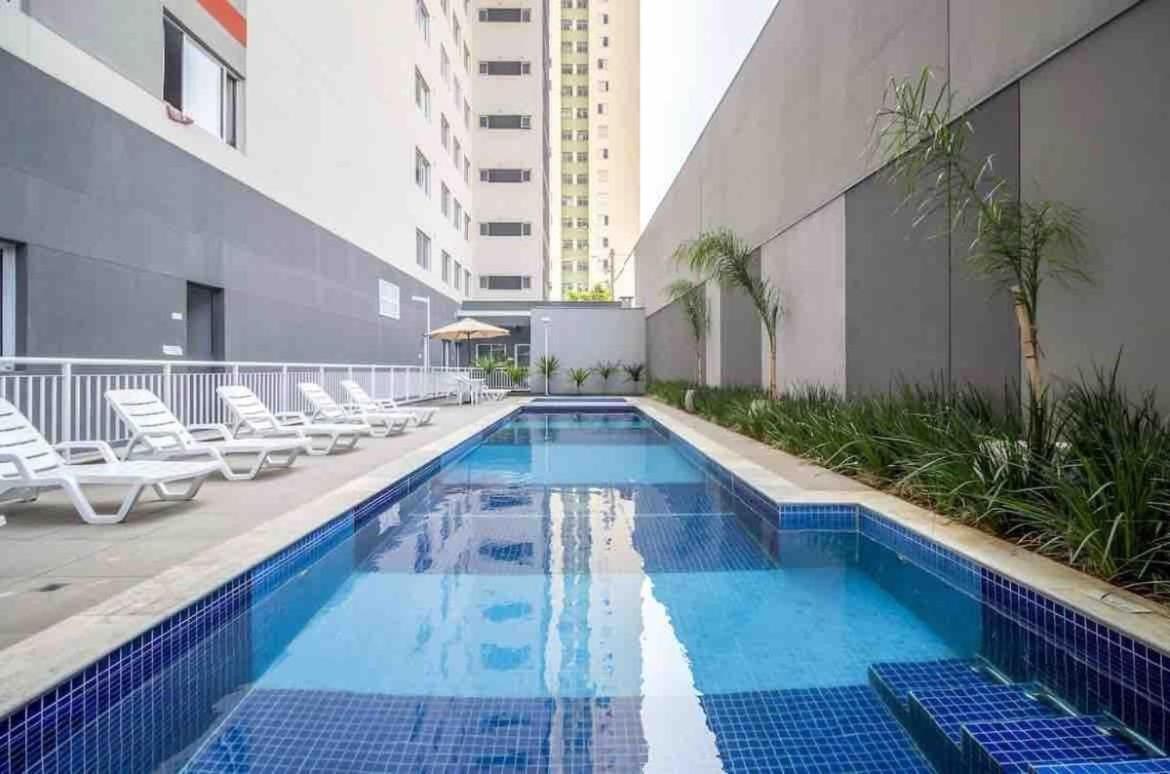 Mv22 - Apto C/ Piscina De Frente Para O Metro Bras São Paulo Kültér fotó