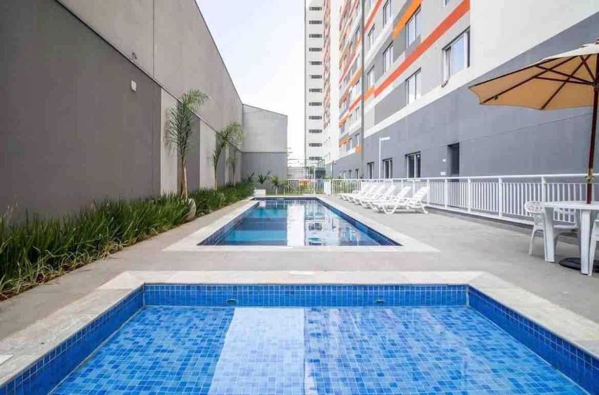 Mv22 - Apto C/ Piscina De Frente Para O Metro Bras São Paulo Kültér fotó